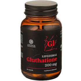 Glutathione Lipozomal, pentru protectia ficatului si a sistemului imunitar, 200 mg, 60 capsule - Aronia Charlottenburg