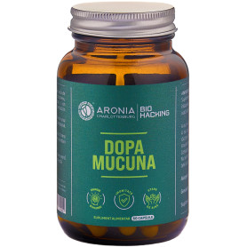 Dopa Mucuna Forte, pentru reducerea stresului si imbunatatirea starii de bine, 500 mg, 60 capsule vegetale - Aronia Charlottenbu
