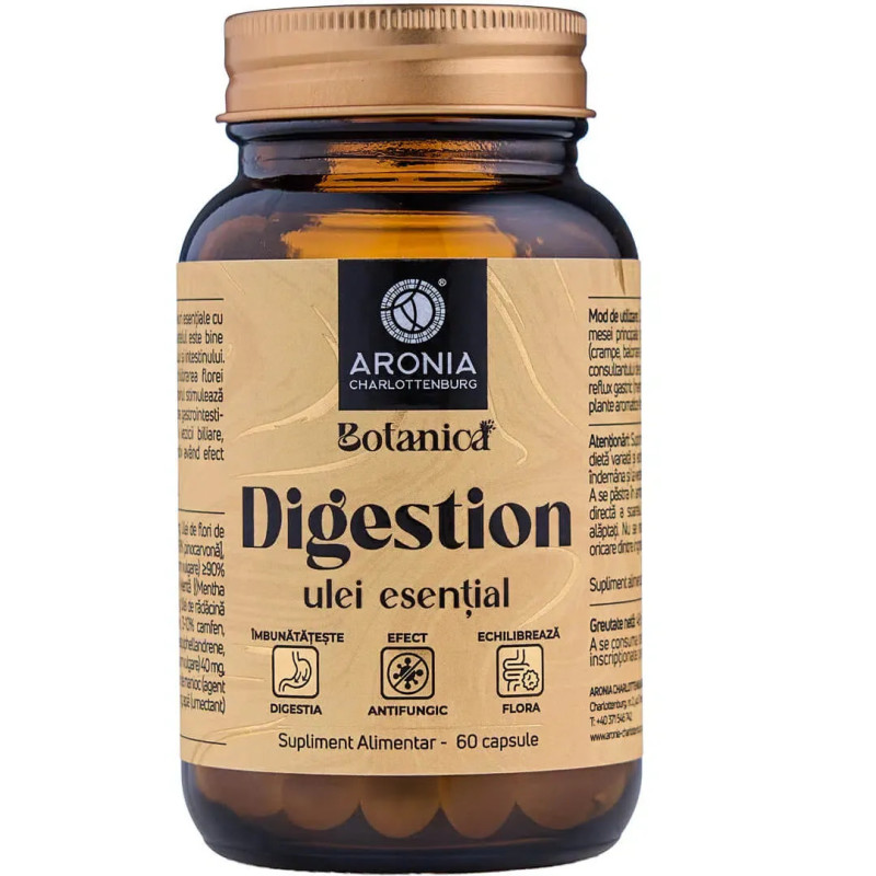 Digestion ulei esential, 60 capsule - Aronia Charlottenburg
