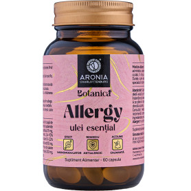 Allergy ulei esential, pentru confortul cailor respiratorii, 60 capsule - Aronia Charlottenburg