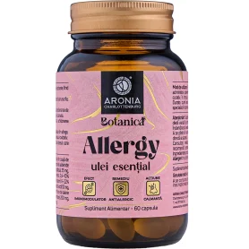 Allergy ulei esential, pentru confortul cailor respiratorii, 60 capsule - Aronia Charlottenburg