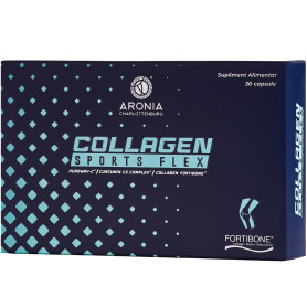 Collagen Sports Flex cu Pureway-C Vitamina C, Curcumin C3 Complex si Colagen Fortibone, pentru sanatatea articulatiilor si musch