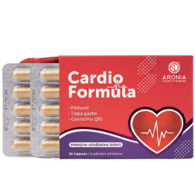 Cardio Formula, pentru sanatatea cardiovasculara, 30 capsule - Aronia Charlottenburg