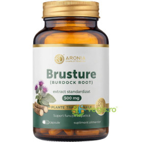 Brusture, pentru sprijinul ficatului si sanatatea pielii, 500 mg, 60 capsule vegetale - Aronia Charlottenburg