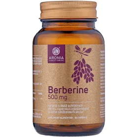 Berberina, pentru mentinerea sanatatii metabolice, 500 mg, 60 capsule - Aronia Charlottenburg