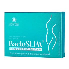 BactoSLIM Probiotic BLEND, pentru sanatatea digestiva si controlul greutatii, 30 capsule - Aronia Charlottenburg