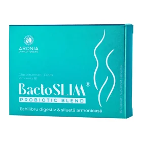 BactoSLIM Probiotic BLEND, pentru sanatatea digestiva si controlul greutatii, 30 capsule - Aronia Charlottenburg