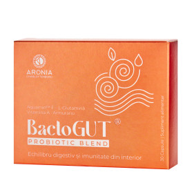 BactoGUT Probiotic BLEND, pentru sanatatea digestiva, 30 capsule - Aronia Charlottenburg