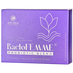 BactoFEMME Probiotic BLEND, pentru sanatatea feminina si echilibrul florei intime, 30 capsule - Aronia Charlottenburg