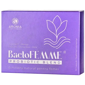 BactoFEMME Probiotic BLEND, pentru sanatatea feminina si echilibrul florei intime, 30 capsule - Aronia Charlottenburg