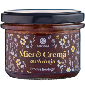 Miere crema cu Aronia, eco-bio, 220 g - Aronia Charlottenburg