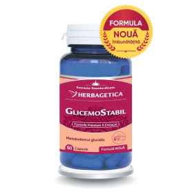 Glicemostabil, pentru mentinerea valorilor normale ale glicemiei, 60 capsule - Herbagetica