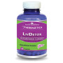 Livdetox pentru detoxifiere hepatica, 120 capsule - Herbagetica