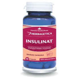 Insulinat, pentru mentinerea nivelului normal al glicemiei, 60 capsule - Herbagetica
