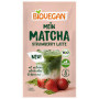 Latte cu matcha si capsuni, eco-bio, 9 g - Biovegan