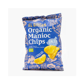 Chipsuri de Manioc cu sare de mare, eco-bio, 60 g - El Origen