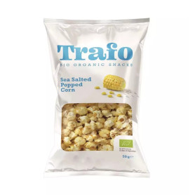Popcorn cu sare de mare, eco-bio, 50 g - Trafo