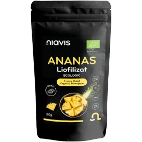 Ananas liofilizat bucati, eco-bio, 50 g - Niavis
