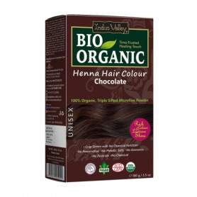 Vopsea Henna Saten Ciocolatiu, 100 g - Indus Valley