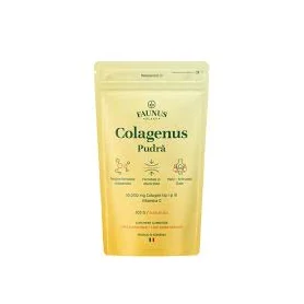 Colagenus Pudra - Colagen hidrolizat concentrat, 10.000 mg tip 1 si tip 3 cu vitamina C, 303 g - Faunus Plant