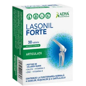 Lasonil Forte, pentru sanatatea sistemului osos si articular, 30 comprimate - Adya Green Pharma