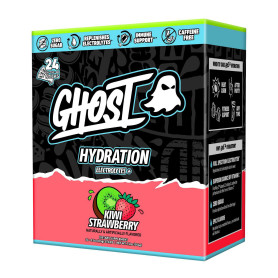 Electroliti Cu Aroma De Capsuni Si Kiwi, GHOST Hydration Sticks, 24 plicuri, 204 g - GNC