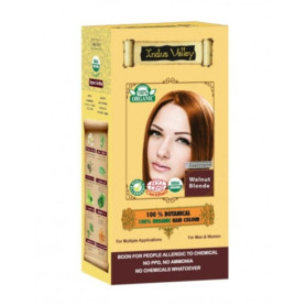 Vopsea de par Henna Blond Nuca, eco-bio, 120 g - Indus Valley