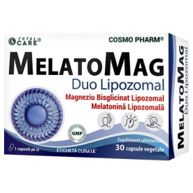 MELATOMAG DUO LIPOZOMAL, pentru un somn odihnitor,  30 capsule - Cosmo Pharm