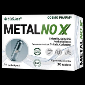 Metalnox, pentru detoxifierea organismului si eliminarea metalelor grele, 30 tablete, Cosmo Pharm