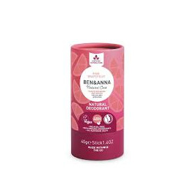 Deodorant Natural Stick Pink Grapefruit, 40 g - Ben&Anna