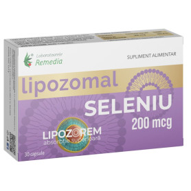 Seleniu Lipozomal, 200 mcg, 30 capsule - Remedia