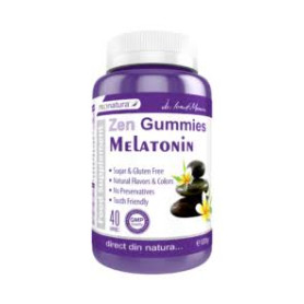 Rootful Gummies Melatonin, pentru un somn odihnitor, 5 mg, 60 jeleuri - Medica - ProNatura