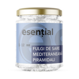 Fulgi de sare mediteraneana piramidali, 1-12 mm, 90 g - Esential