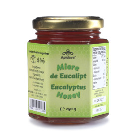 Miere de Eucalipt, eco-bio, 250 g - Apidava