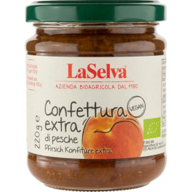 Dulceata extra de piersici, eco-bio, 220 g - LaSelva