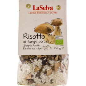 Risotto cu ciuperci porcini, eco-bio, 250 g - LaSelva