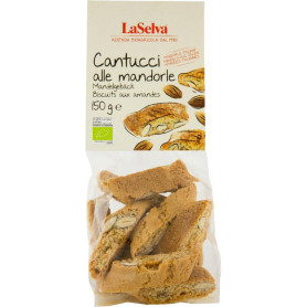 Cantucci crocant cu migdale, eco-bio, 150 g - LaSelva