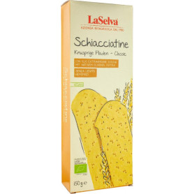 Schiacciatine classic crocante, eco-bio, 150 g - LaSelva