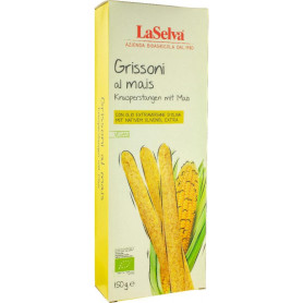 Grisine cu porumb, eco-bio, 150 g - LaSelva