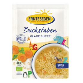 Supa clara cu litere, eco-bio, 42 g - Erntesegen