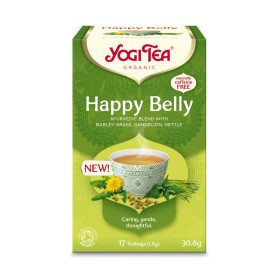Ceai Happy Belly, eco-bio, 17 plicuri - Yogi Tea