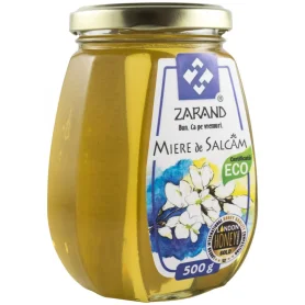 Miere de salcam, eco-bio, 500 g - Zarand