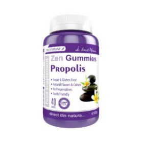 Zen Gummies Propolis, pentru intarirea sistemului imunitar,  40 jeleuri - Medica - ProNatura