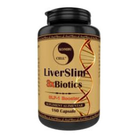 Liverslim 3 x Biotics, recomandat pentru detoxifierea ficatului, 180 capsule - Medica - Pro Natura