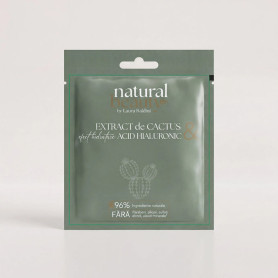 Masca de fata tip servetel hidratanta cu cactus si acid hialuronic, 1 bucata - Natural Beauty