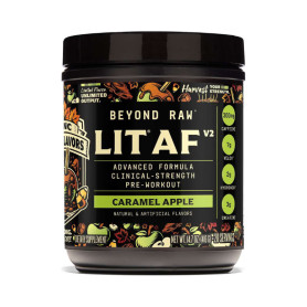 Beyond Raw LIT AF V2, Formula pre-workout cu aroma de mar caramelizat, 416 g - GNC