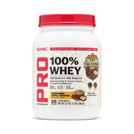 Pro Performance 100% Whey proteina din zer cu aroma de briosa cu mere si scortisoara, 786.5 g - GNC