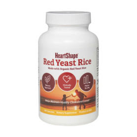 Sylvan Red Yeast Rice, Drojdie De Orez Rosu Organica, Pentru Sanatatea Cardiovasculara Si Reducerea Colesterolului, 1200 mg, 120