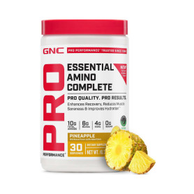 Pro Performance Essential Amino Complete, Aminoacizi cu aroma de ananas, 462 g - GNC