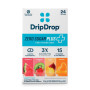 DripDrop Zero Sugar Plus+ Electrolyte Drink Mix, Electroliti Fara Zahar Cu Absorbtie Rapida Cu Diferite Arome, 134 g - GNC